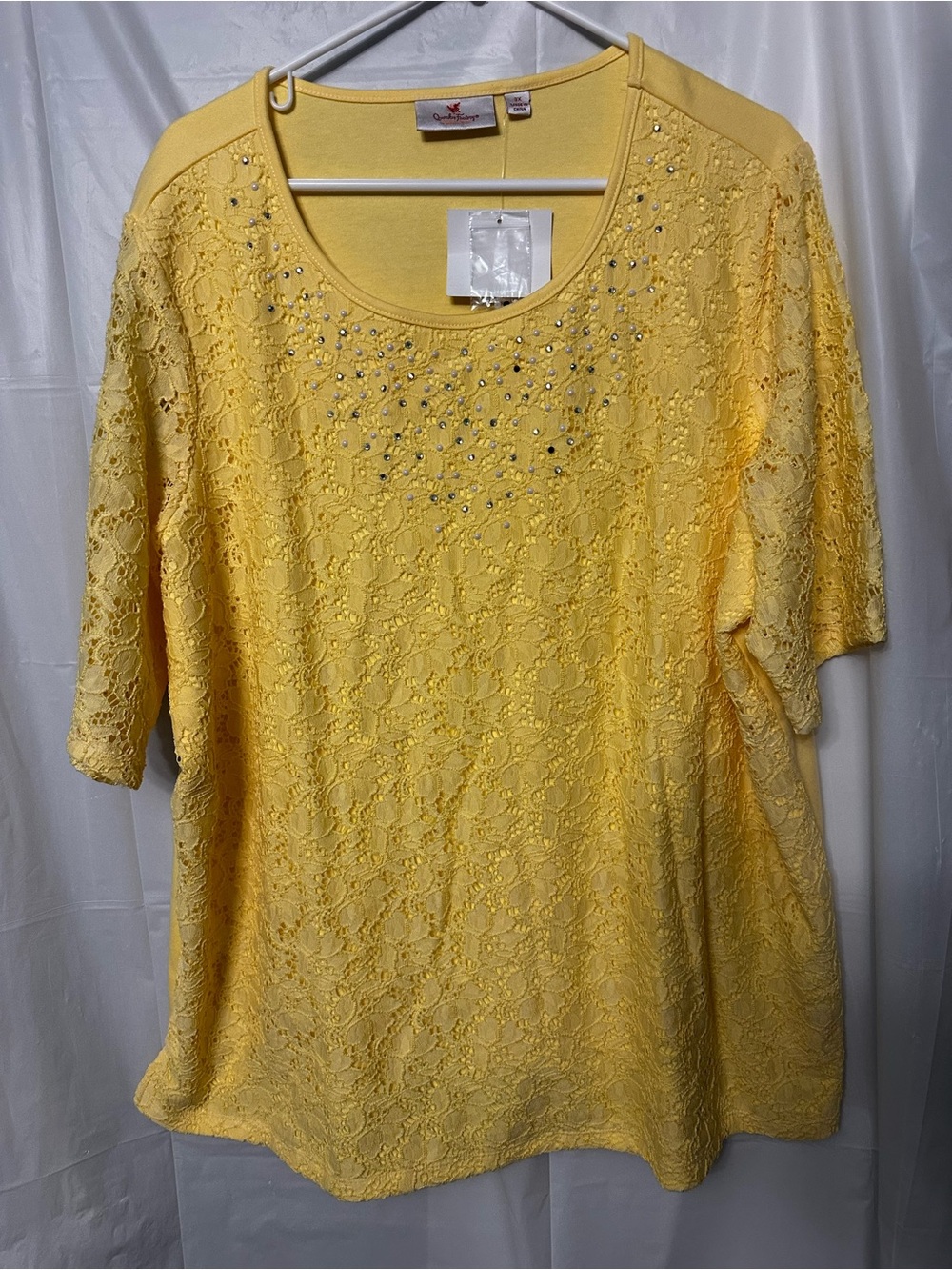Quacker Factory women’s blouse. NWT size 3XL